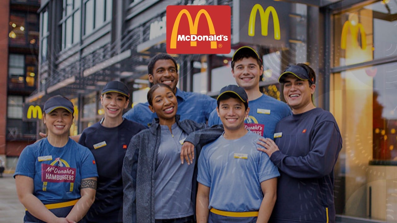 Time de funcionários McDonald's